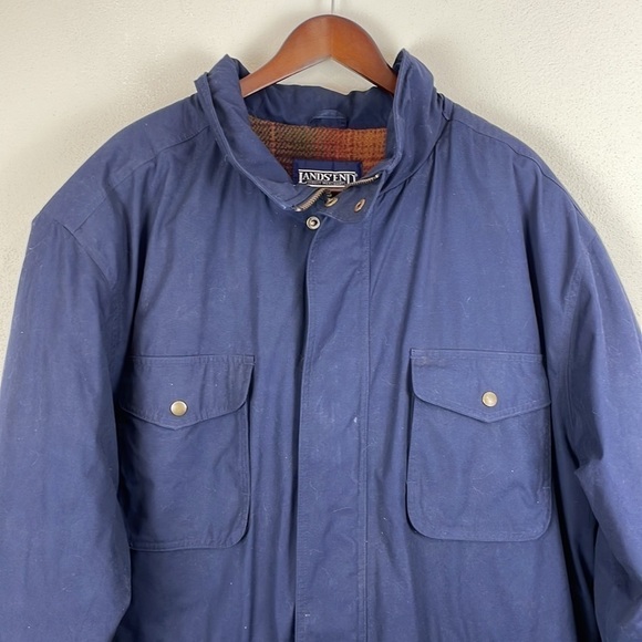 VINTAGE Lands End Men’s Wool Lined Parka - Picture 2 of 9